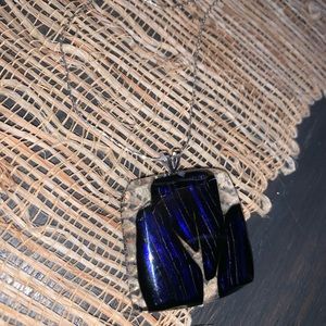 Handmade Fused Glass Pendant Necklace